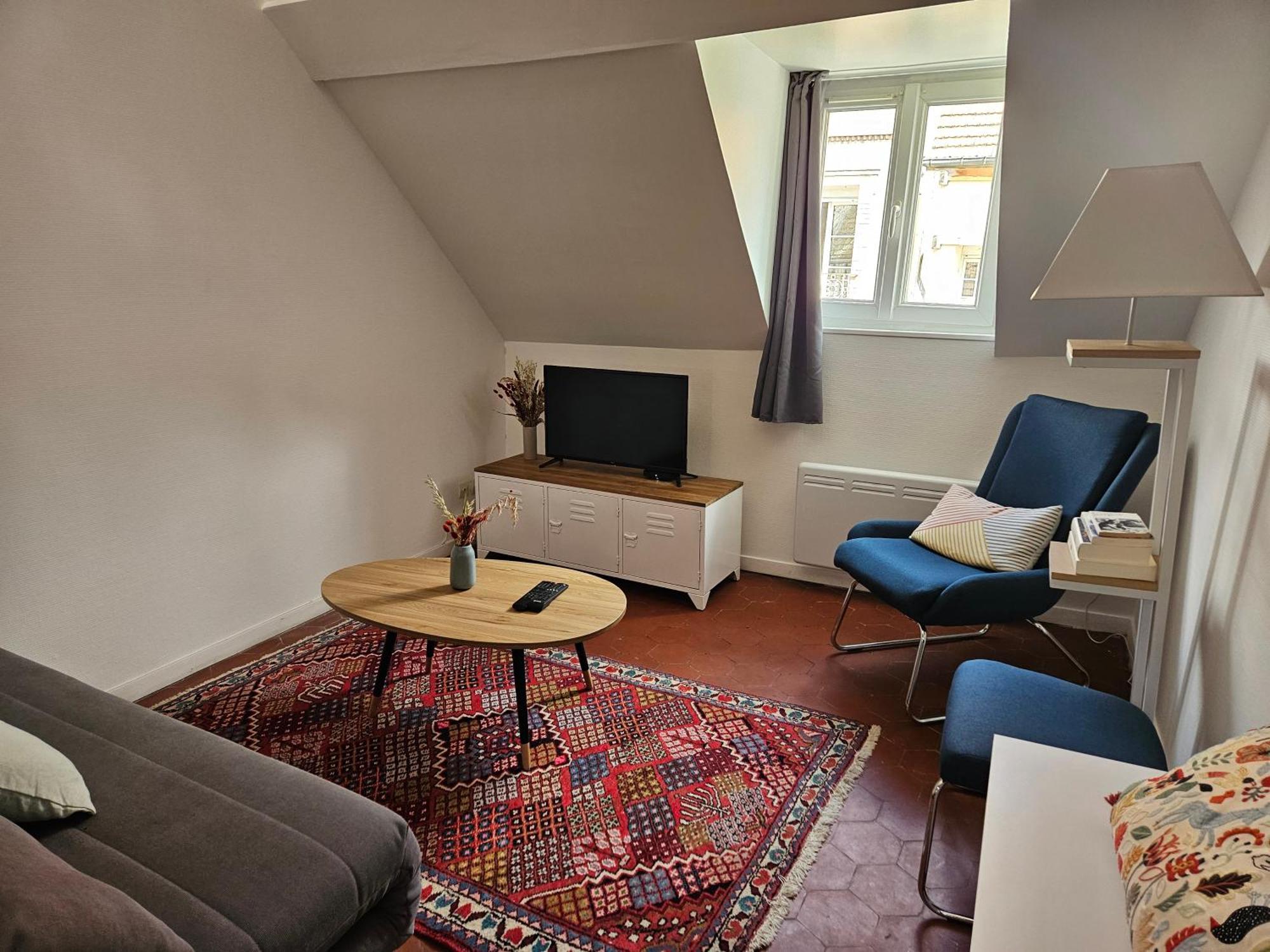 Charmant Duplex Au Coeur De Vernon Proche Gare Et Giverny Exterior foto